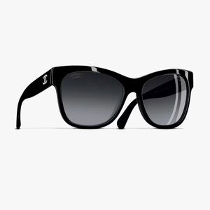 CHANEL Black Sunglasses